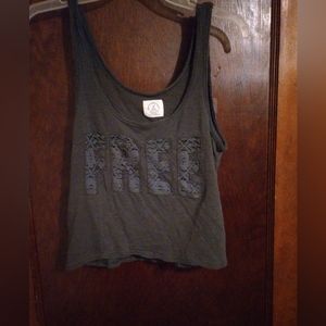 Women's crop tank top